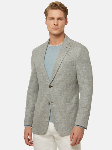 Coupe regular Veste de costume Boggi Milano en gris : devant