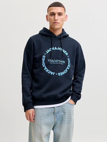 JACK & JONESSweater majica 'JJBENSON' - plava boja: prednji dio