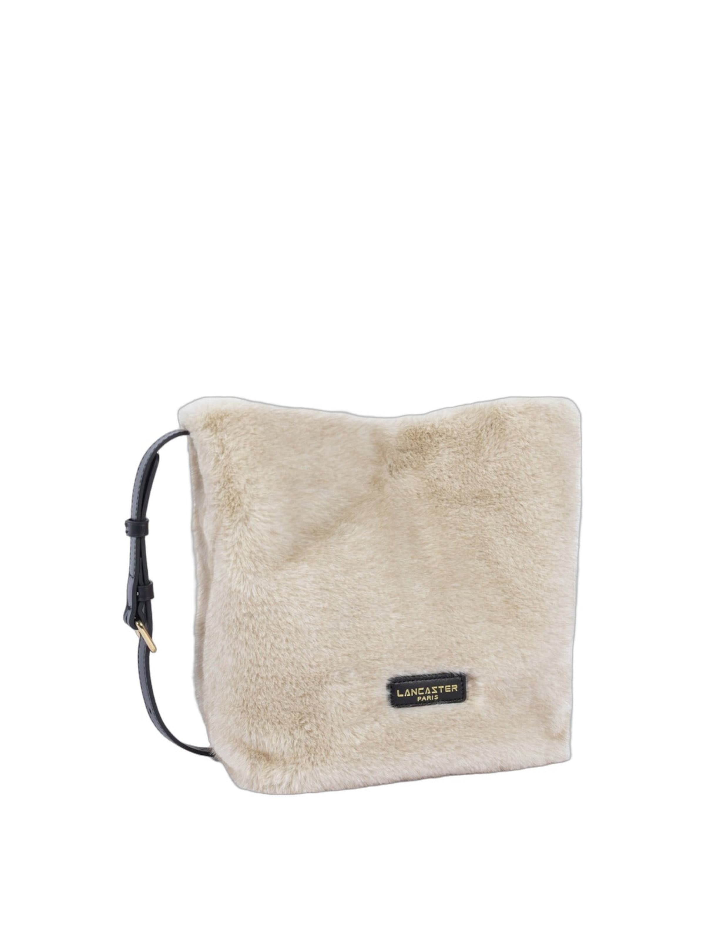 LANCASTER Paris Schoudertas 'Aimantée Moumoute' in Beige