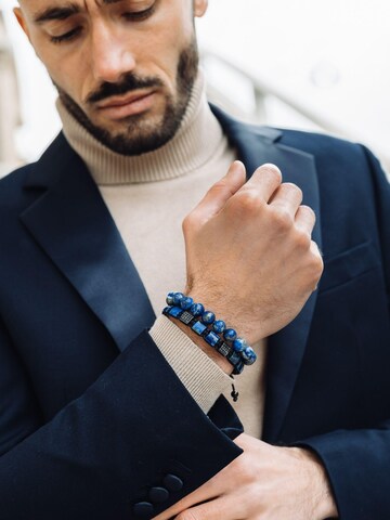 GT Collection Armband 'Single-Bead' in Blauw