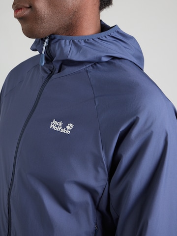 JACK WOLFSKIN Μπουφάν πεζοπορίας 'PRELIGHT AERO' σε μπλε
