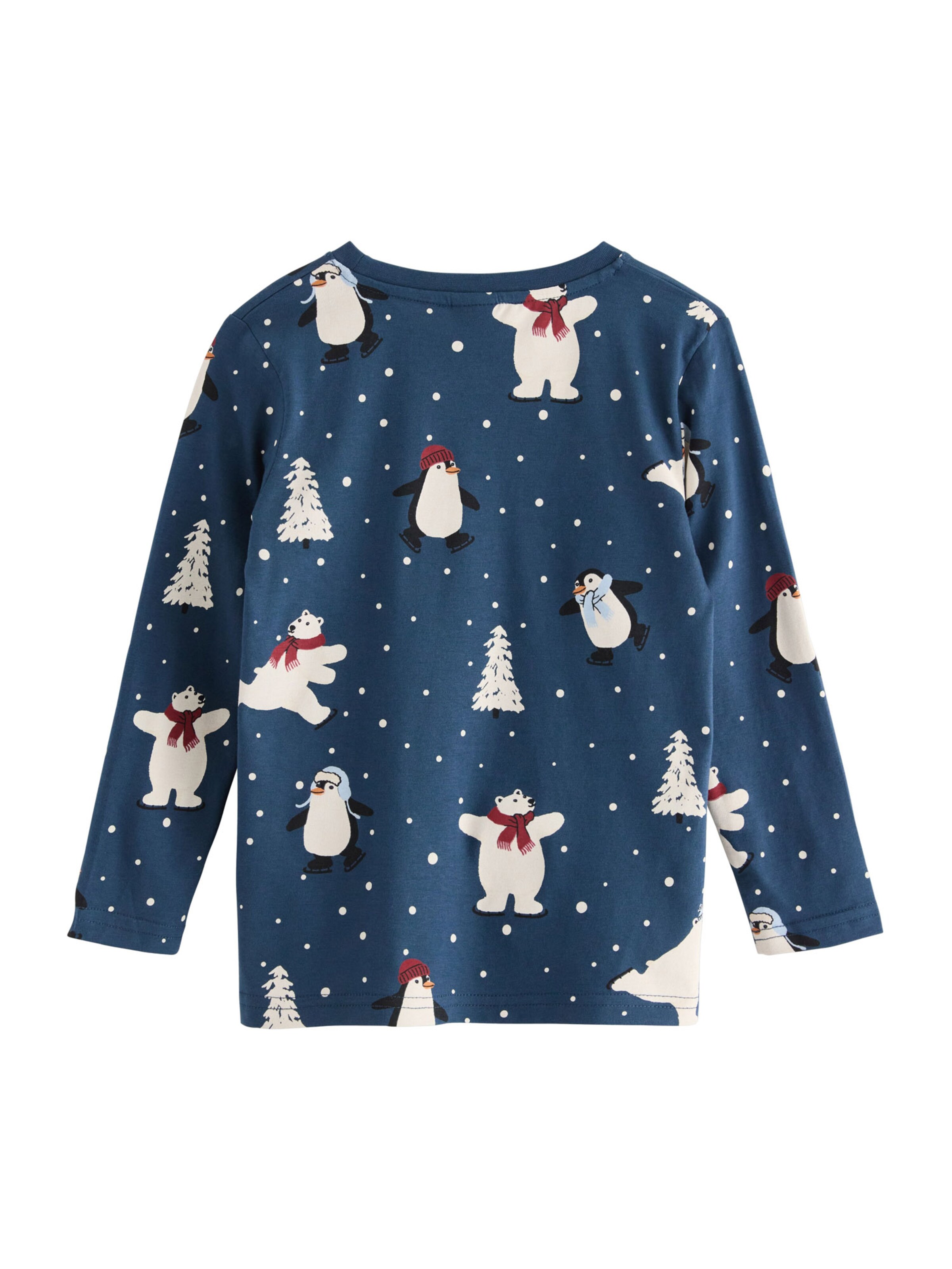Lindex - Camiseta 'Winter Fun' en azul