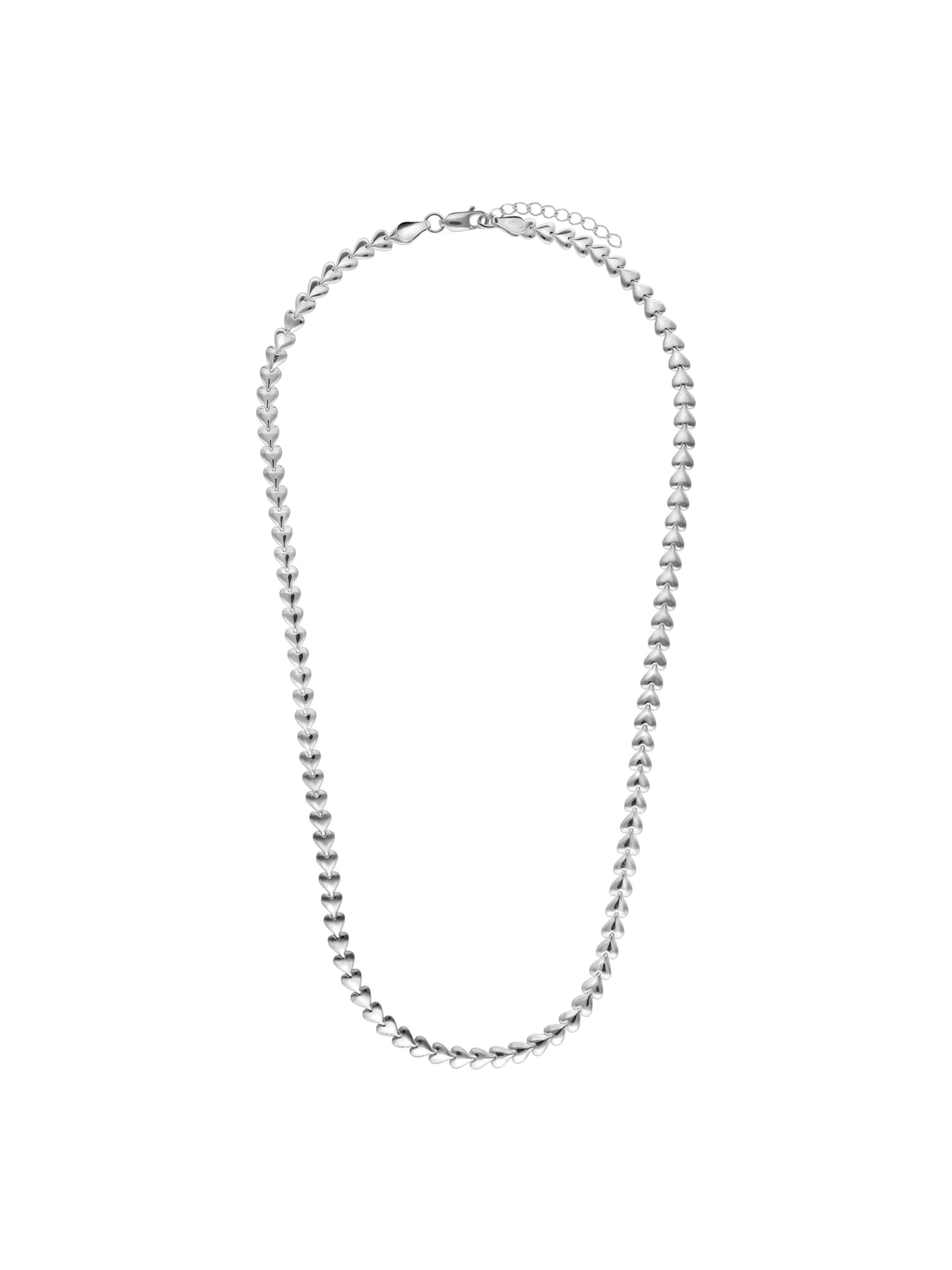 Lucardi Ketting in Zilver: voorkant