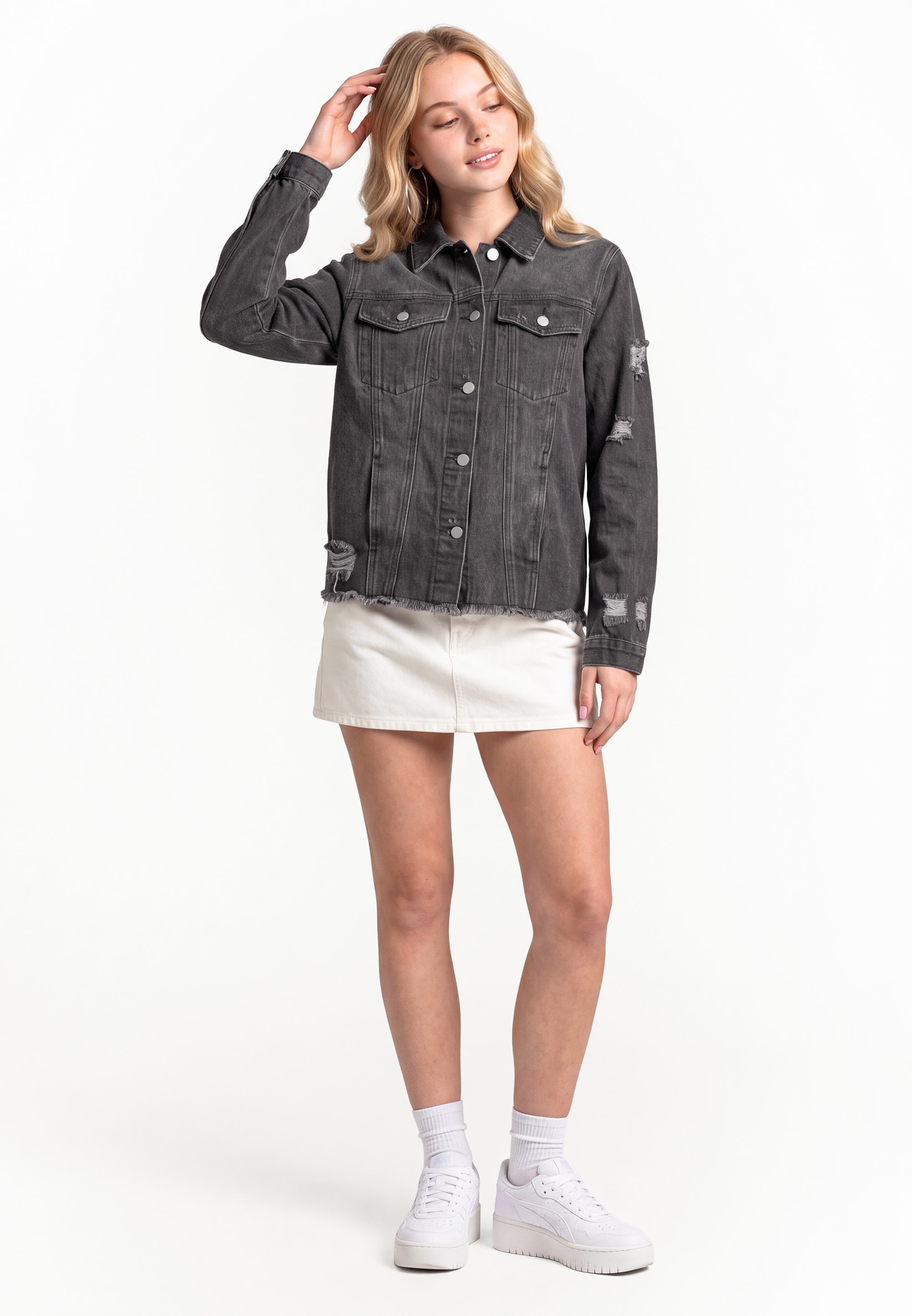 MYMO - Chaqueta de entretiempo en negro