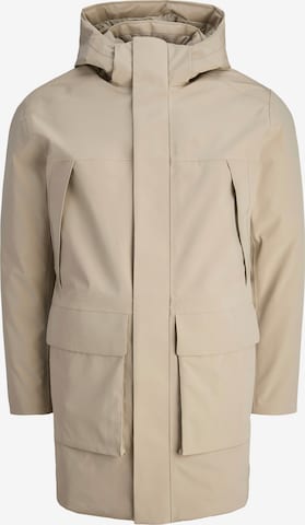 JACK & JONES Välikausiparka 'JPRCCMOON' värissä beige: etupuoli