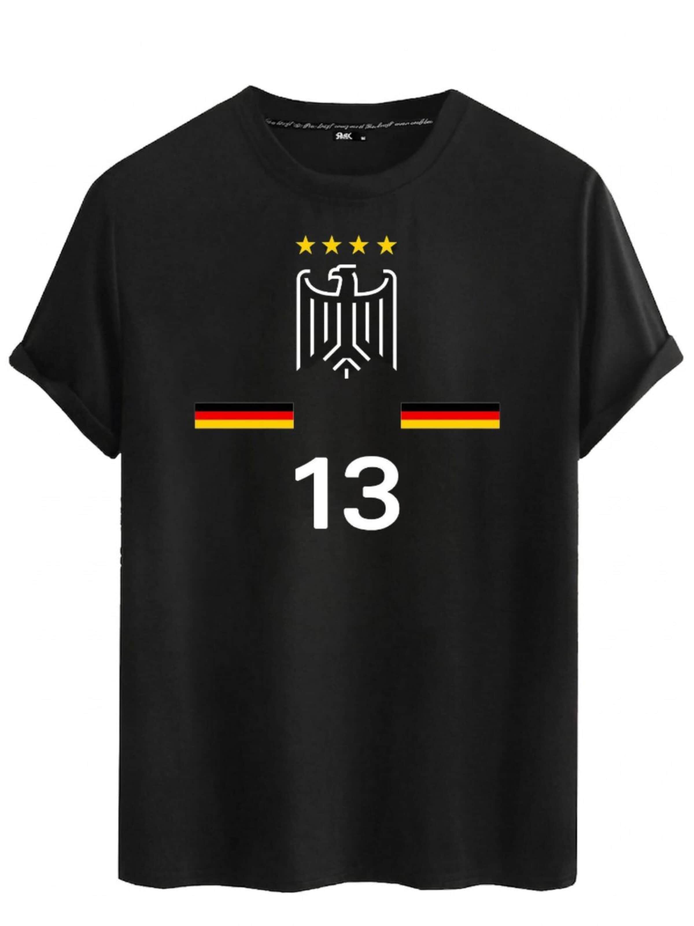 RMK Shirt 'Trikot Fan Fußball' in Black: front