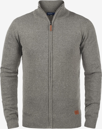 BLEND Knit Cardigan 'Norman' in Grey: front