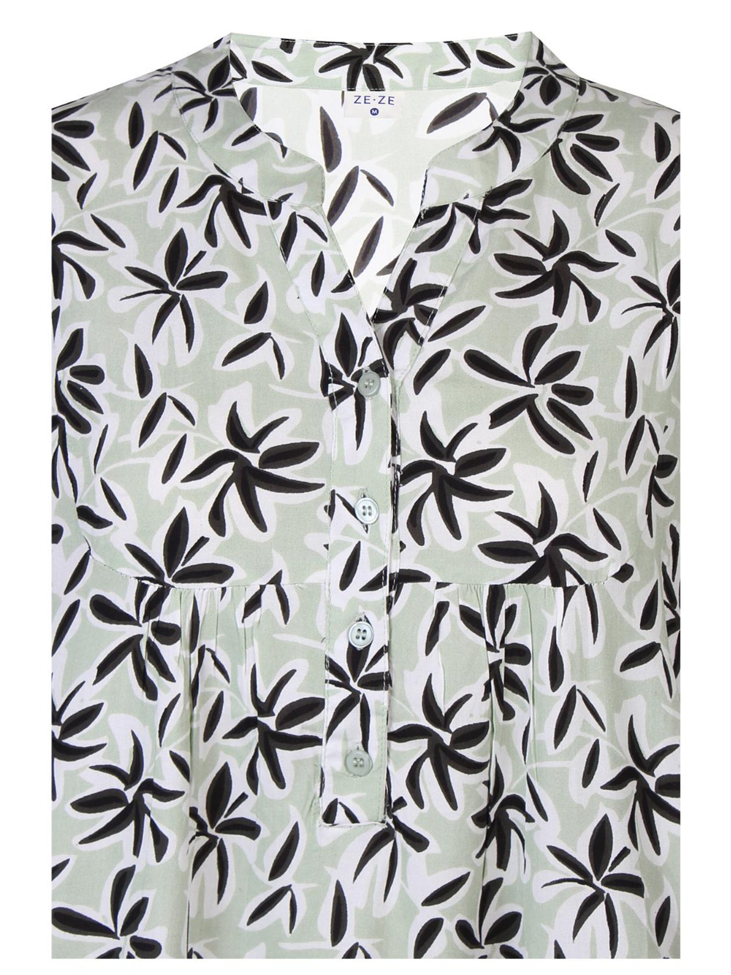 ze-ze Jurk 'Relly 024' in Groen