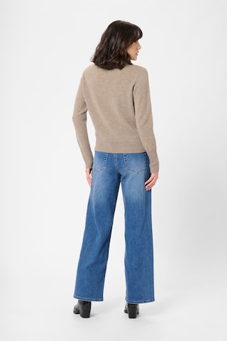 Pull-over 'KACashie' Kaffe en marron