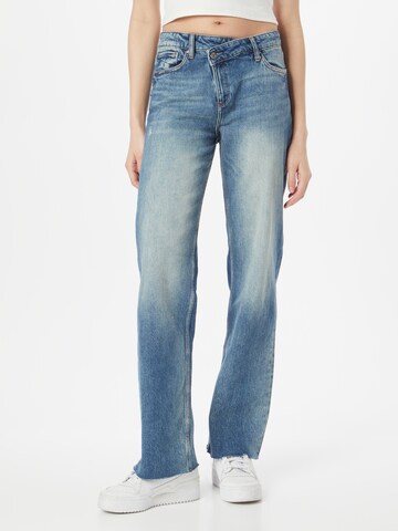 QS Loosefit Jeans in Blauw: voorkant