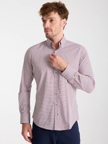 7Camicie Slim Fit Businesshemd 'Leonardo'‌‌‌ in Weiß