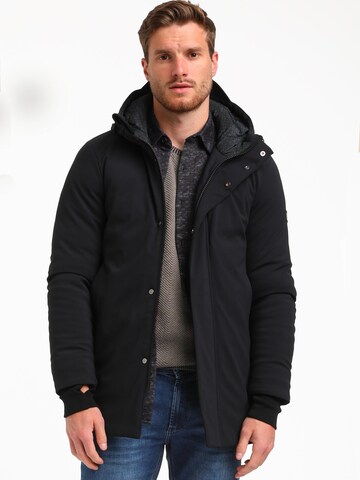 Gabbiano Winterparka 'modern winter Magnetic' in Schwarz