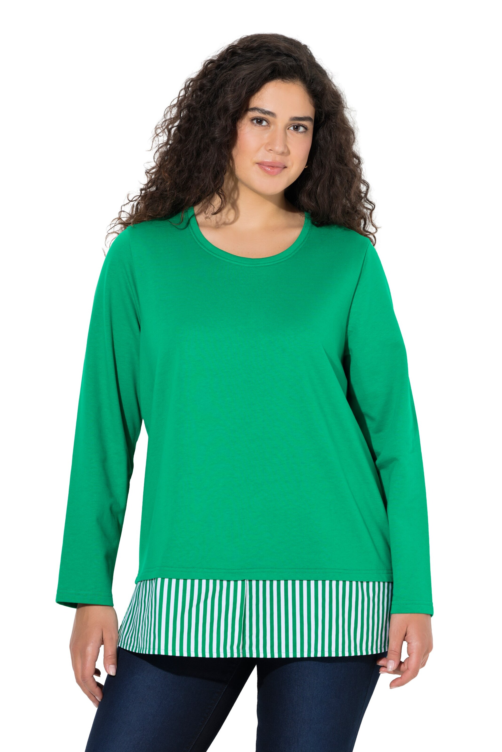 Ulla Popken Shirt in Green: front