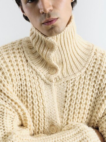Giesto Knit cardigan in Beige