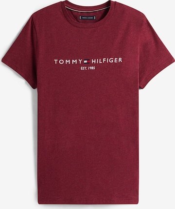 T-Shirt TOMMY HILFIGER en rouge : devant