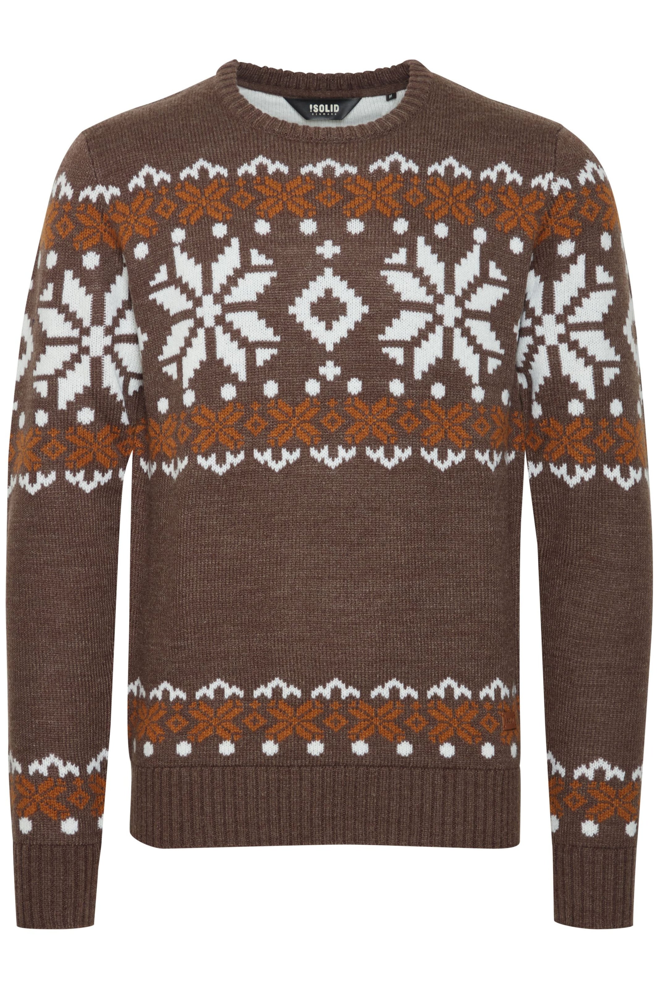 !Solid - Jersey 'Norwig' en marrón: frente