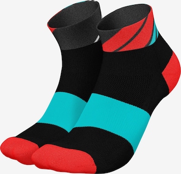 INCYLENCE Athletic Socks 'LADDERS SHORT' in Red: front