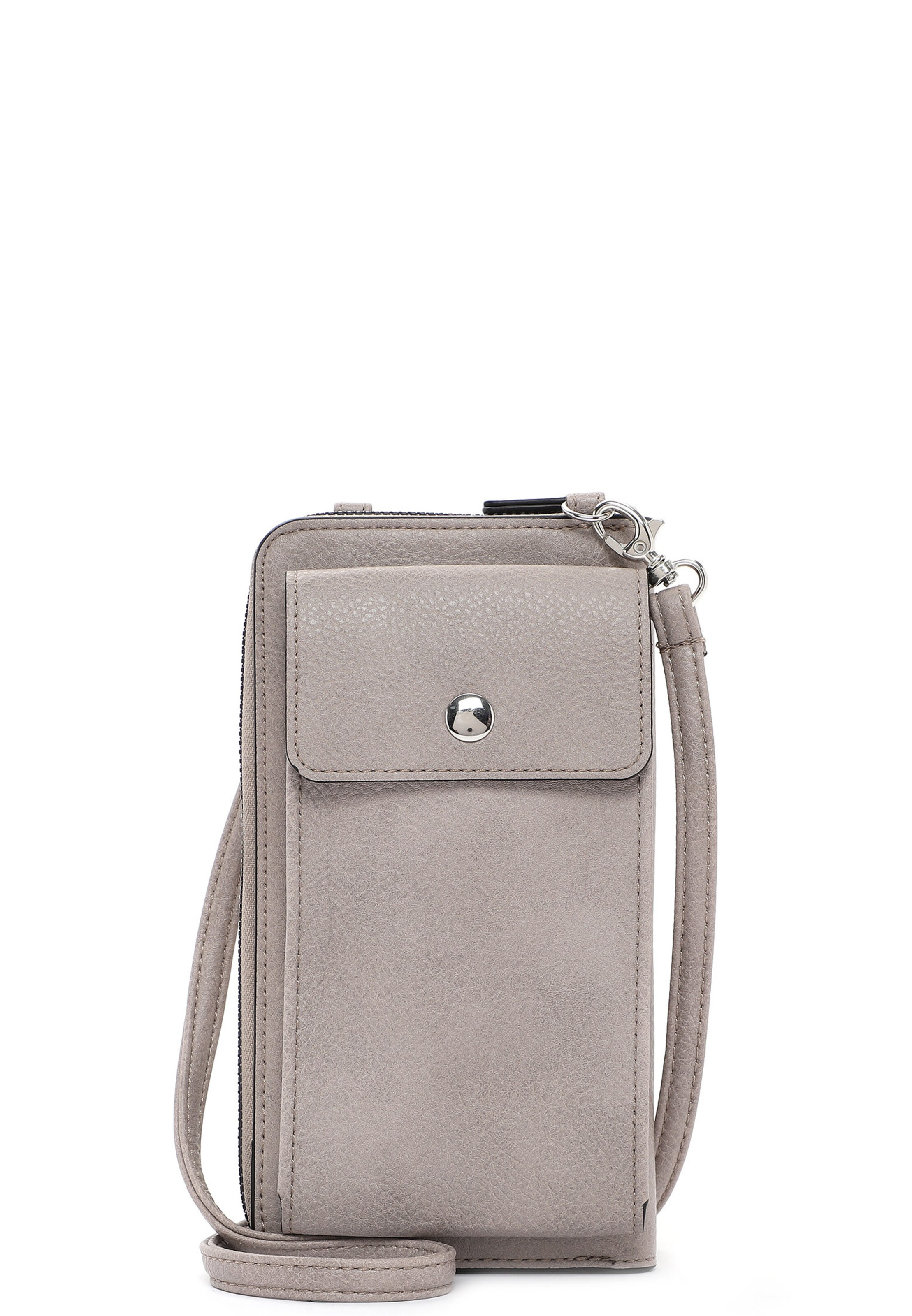 Emily & Noah Skuldertaske 'Emma' i grå: forside