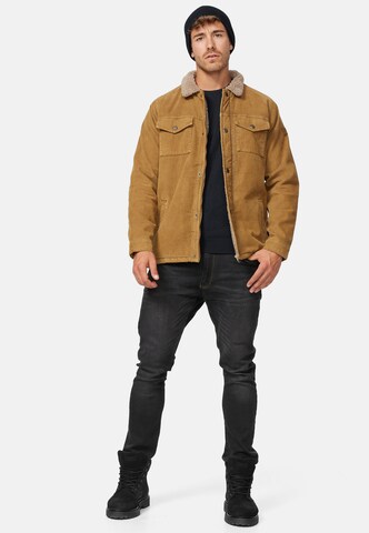 INDICODE JEANS Between-Season Jacket 'Tonni' in Brown