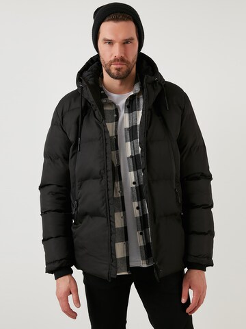 Buratti Winter Coat in Black