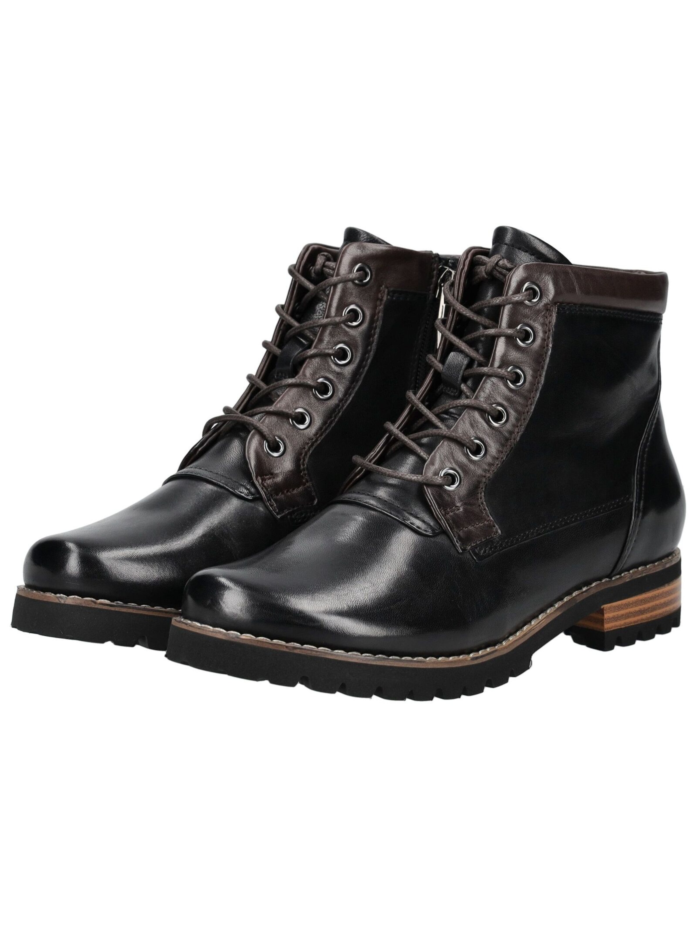 Regarde le Ciel Lace-up bootie in Black