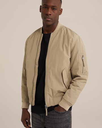 Veste fonctionnelle WE Fashion en beige : devant