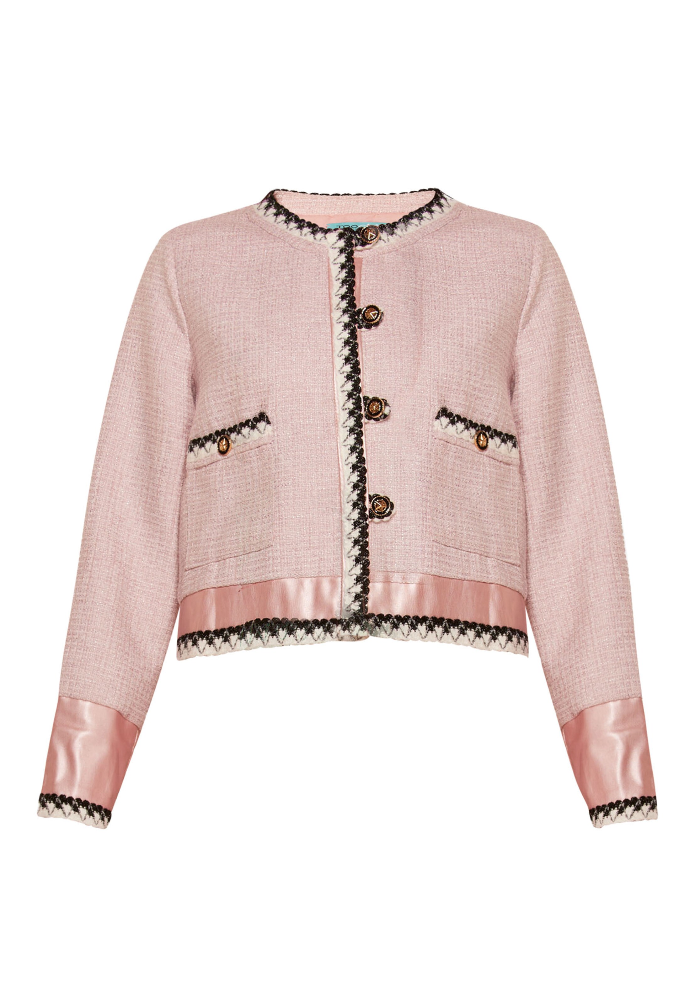 TOOche Tussenjas in Roze: voorkant