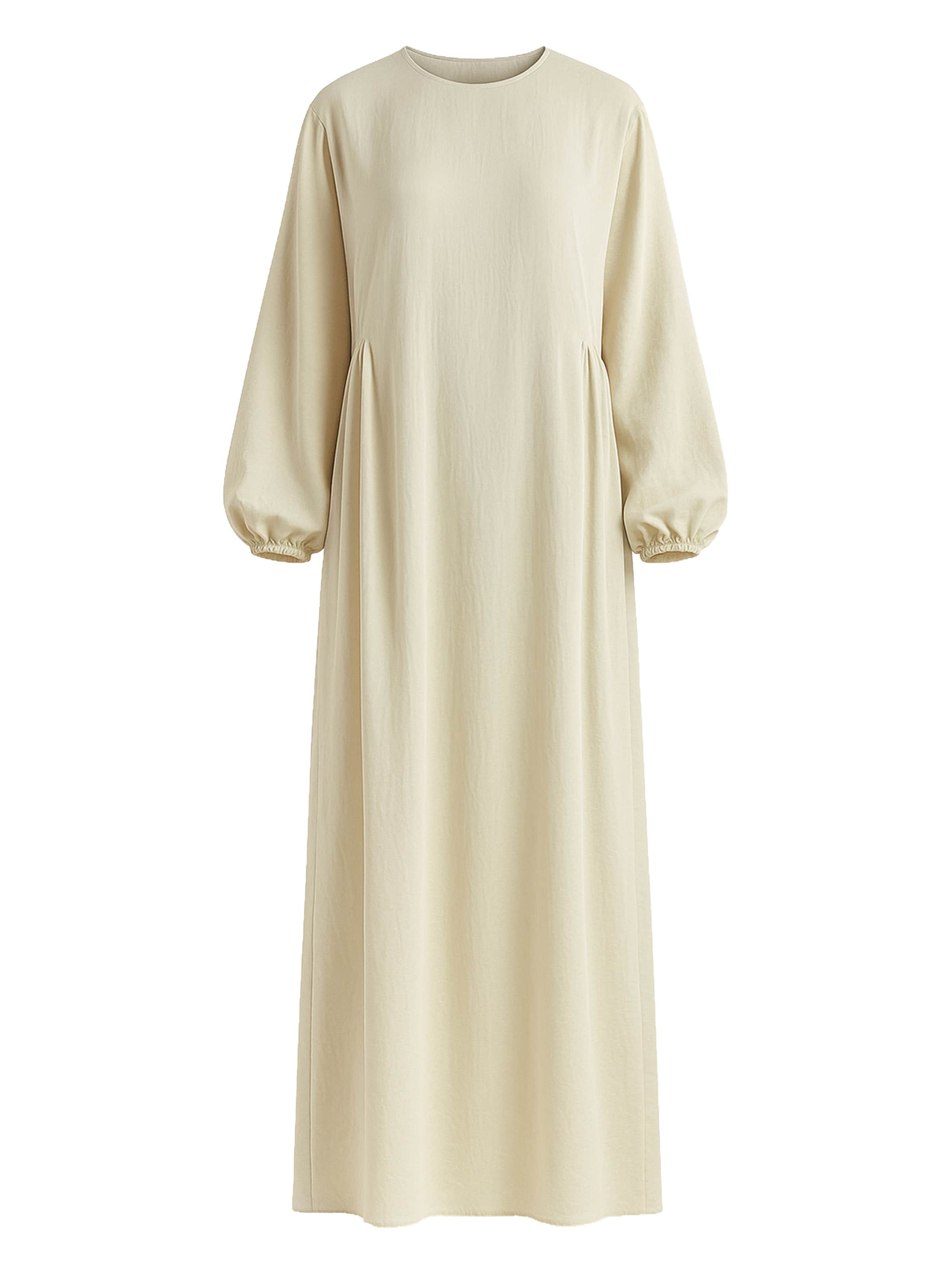 Robe Elara en beige : devant