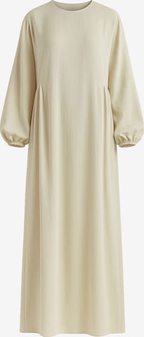 Robe Elara en beige : devant