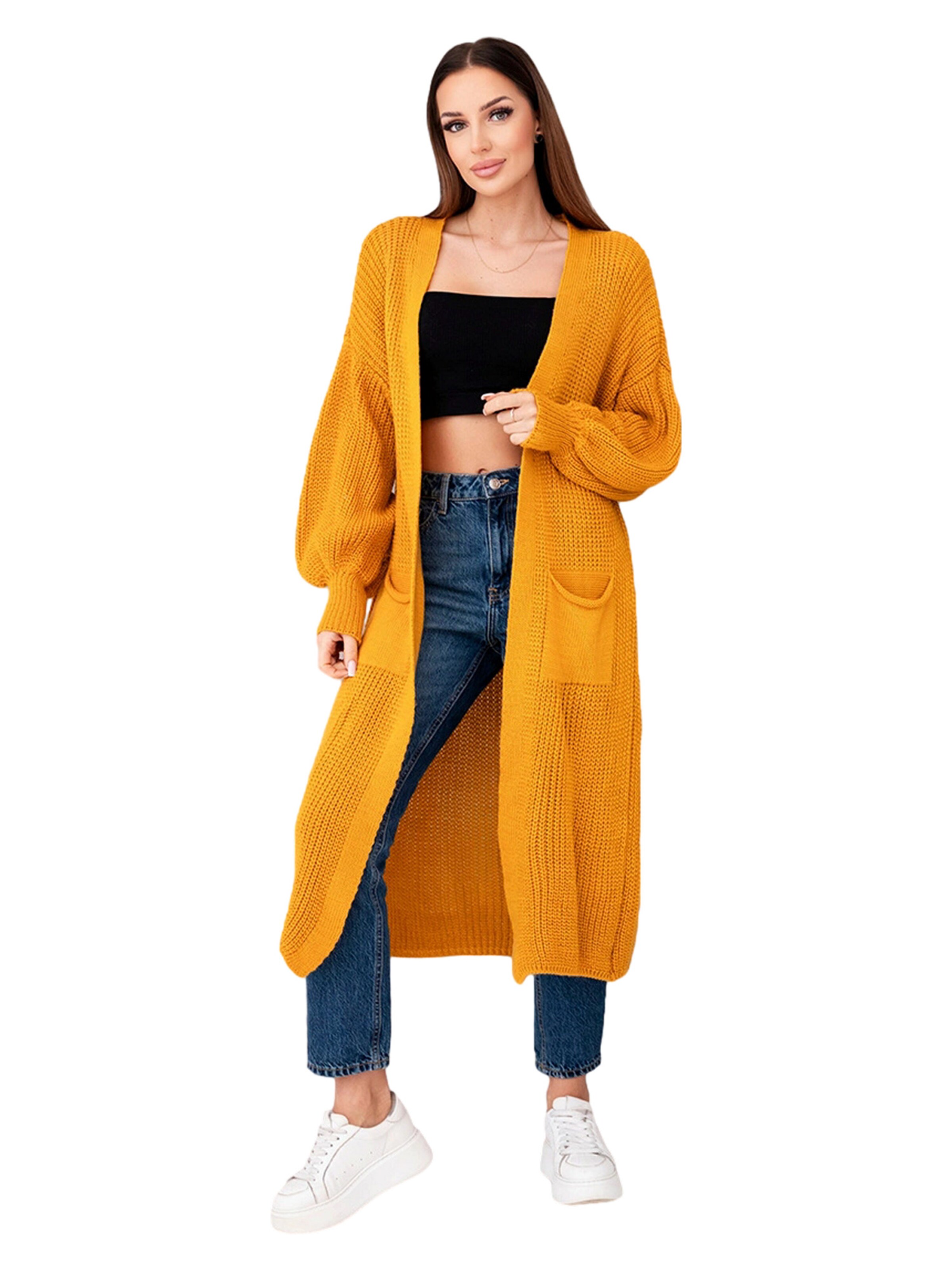 Lumera Kardigán 'Rubis' - Žltá: predná strana