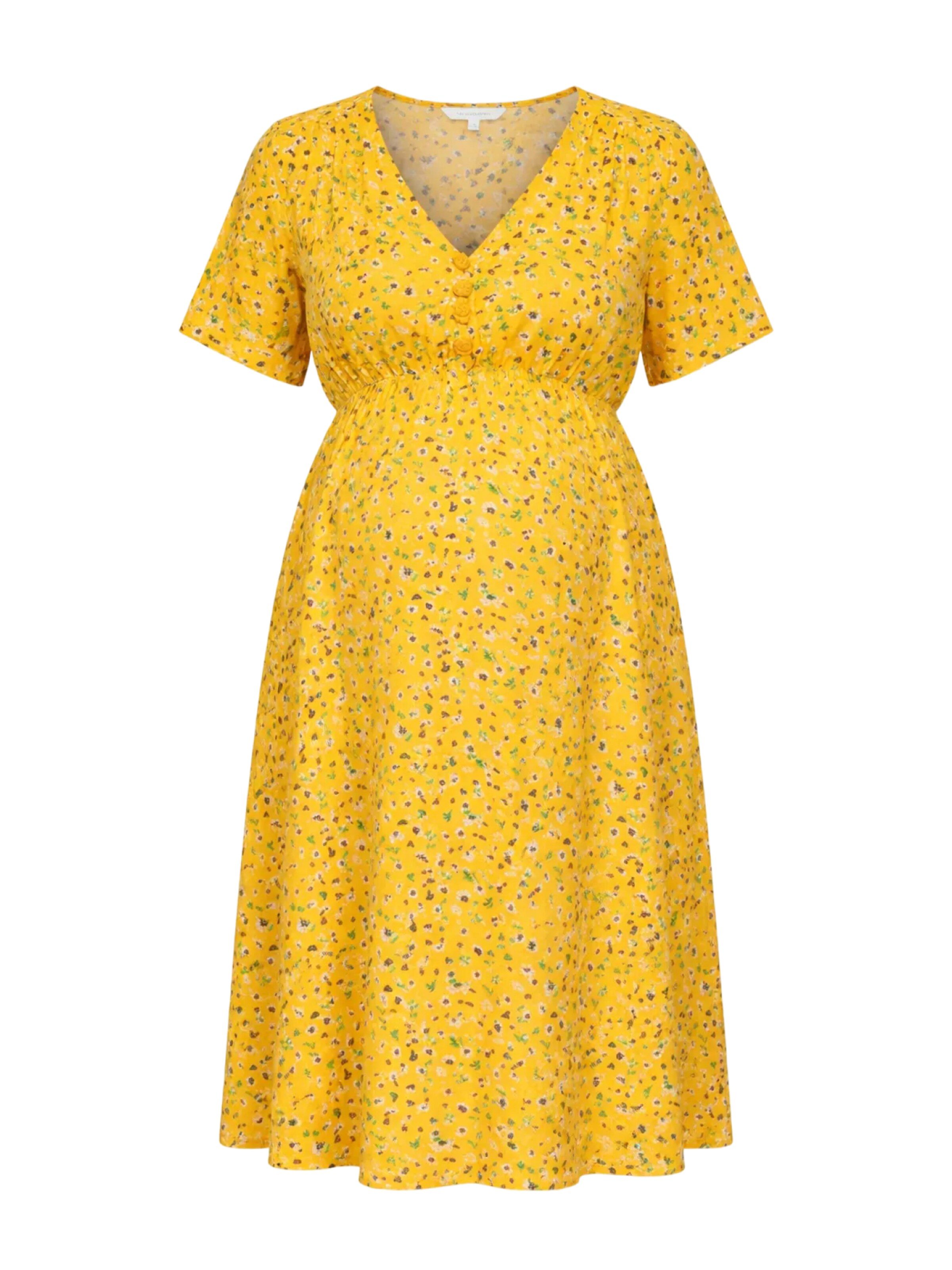 LYN MAMA Kleid in Gelb: Vorderseite