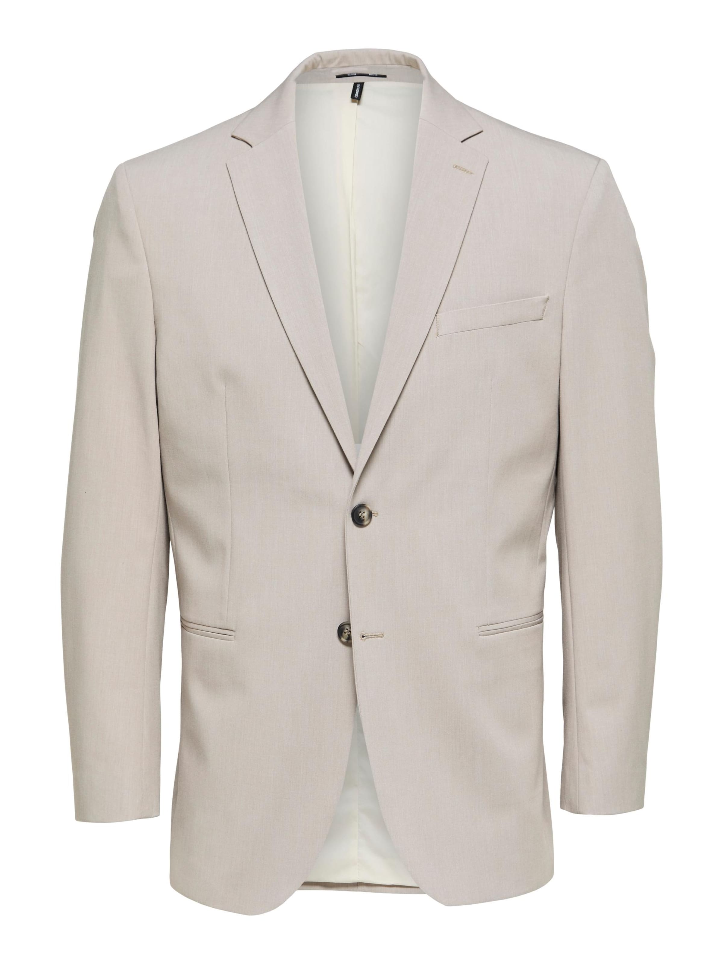 SELECTED Suit Jacket 'SLHLiam' in Beige: front