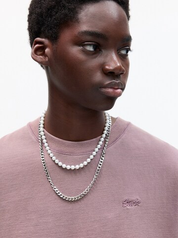 T-Shirt 'STWD' Pull&Bear en violet