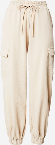 Pantalon cargo 'Katinka' ONLY en beige : devant
