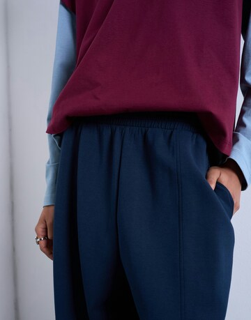 TOPSHOP Wide leg Παντελόνι 'JILLS' σε μπλε