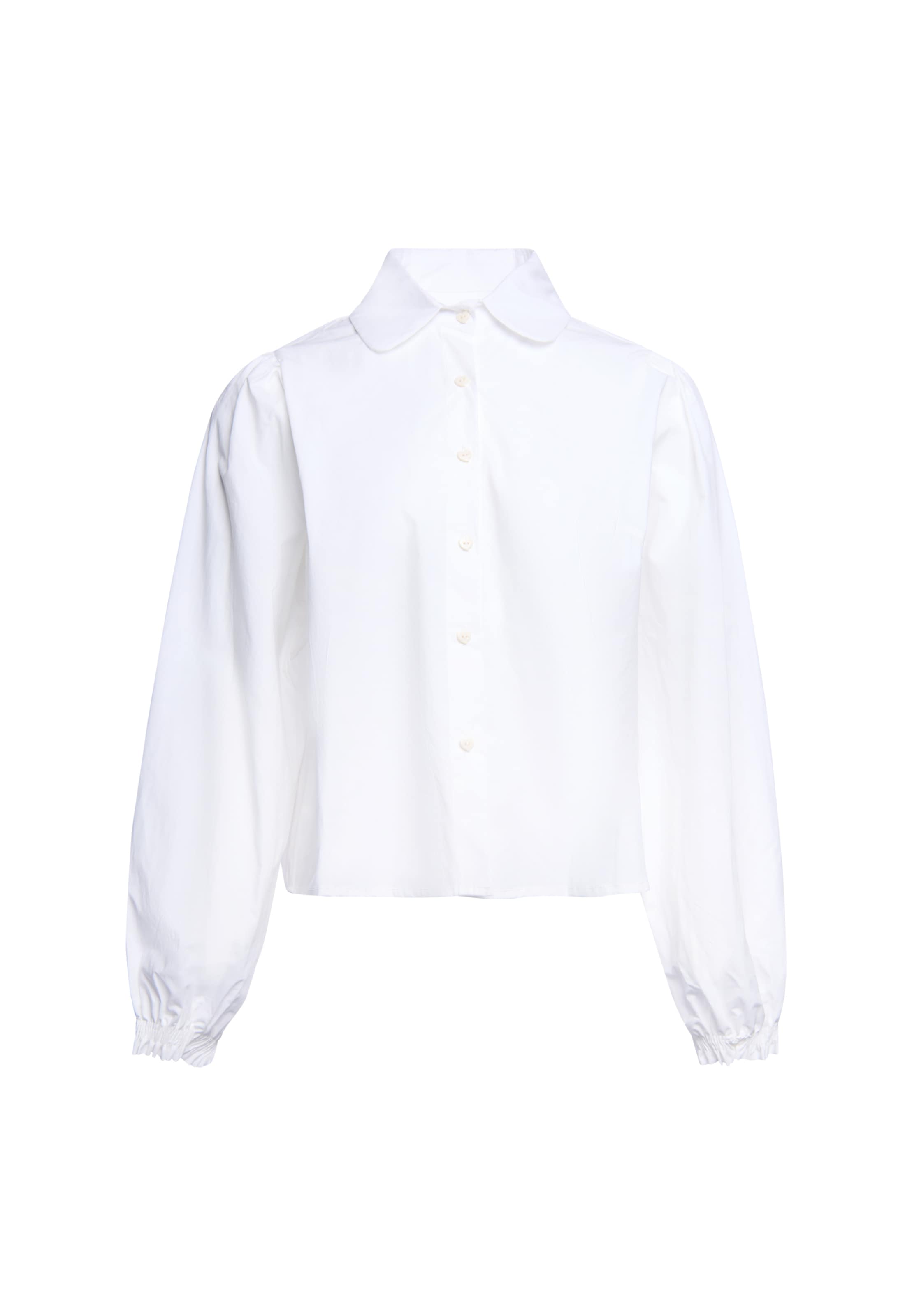 faina Chemisier en M en blanc, Vue avec produit