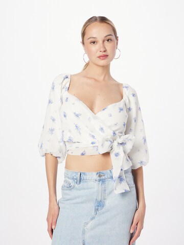 Gina Tricot Blouse 'Henny' in Blauw: voorkant