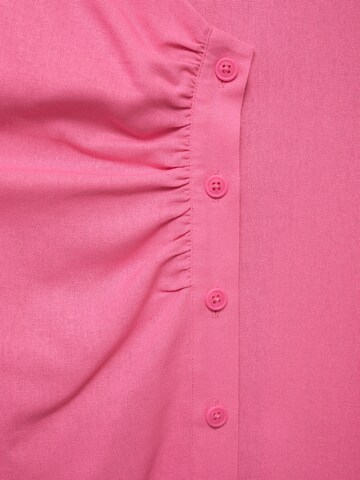 MANGO Shirt dress in Pink
