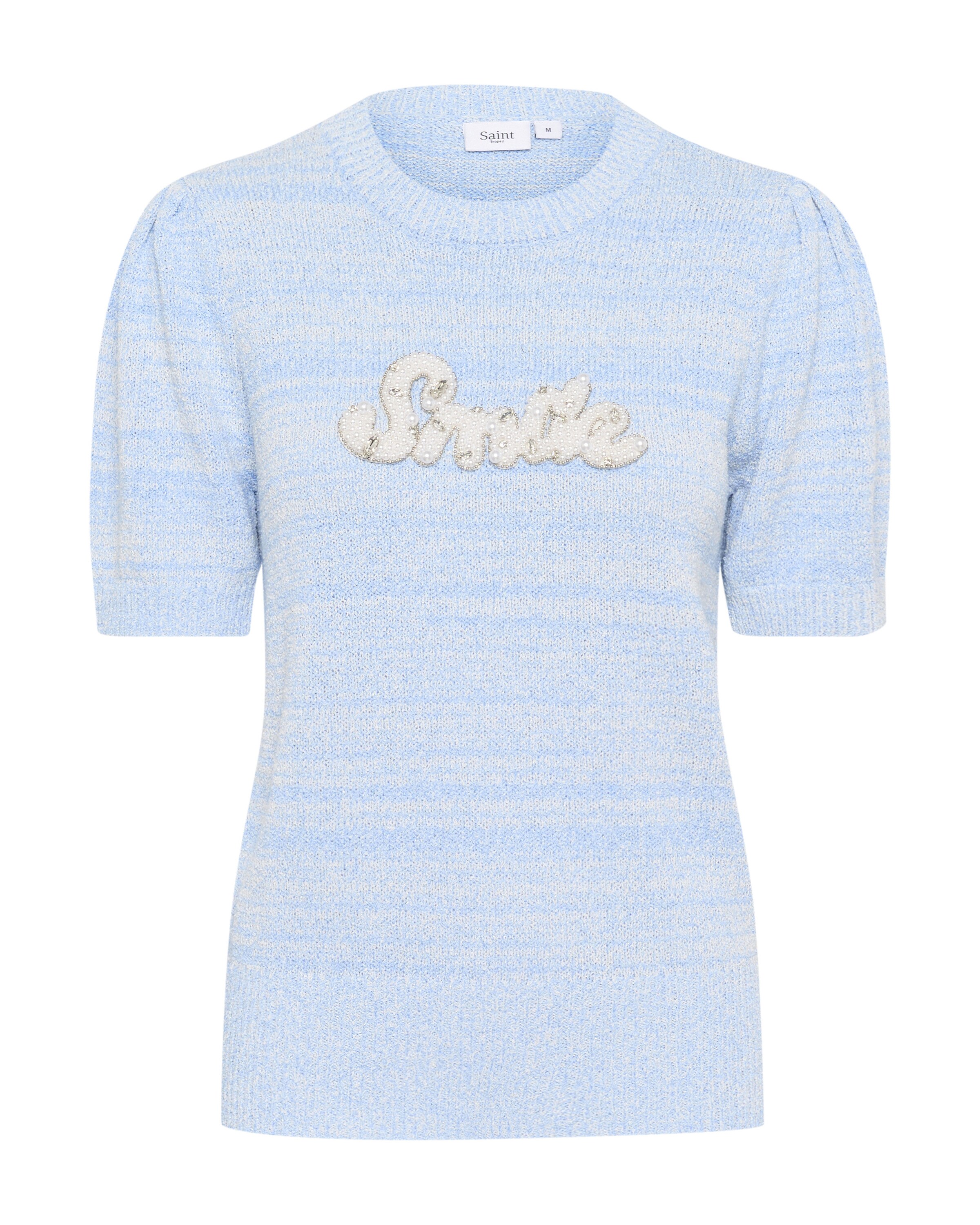 SAINT TROPEZ Pullover i S i lyseblå, Produktvisning