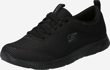 Sneaker bassa di SKECHERS in nero: frontale