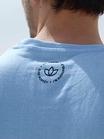 Surf Monkey Shirt in Blau