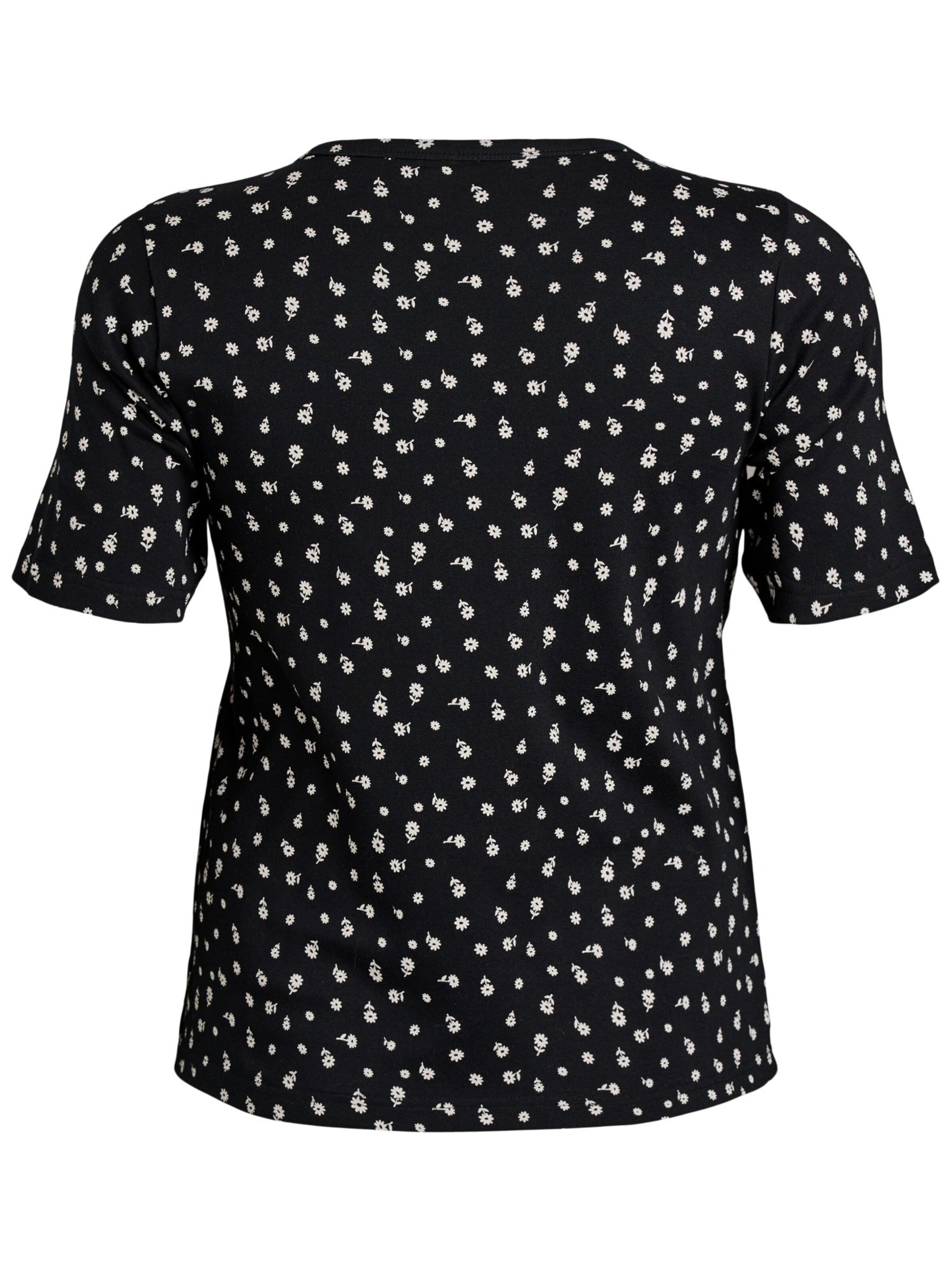 Maglietta 'MLUNA' di Zizzi in nero