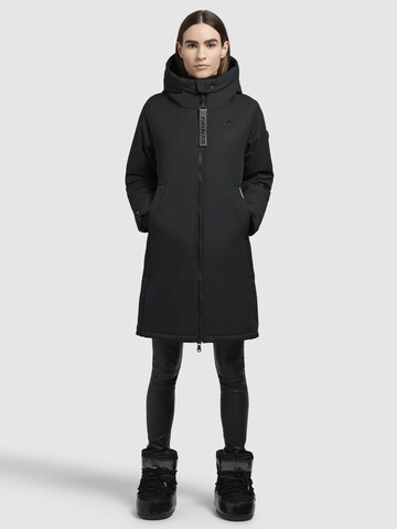 khujo Wintermantel 'Yaak3' in Schwarz