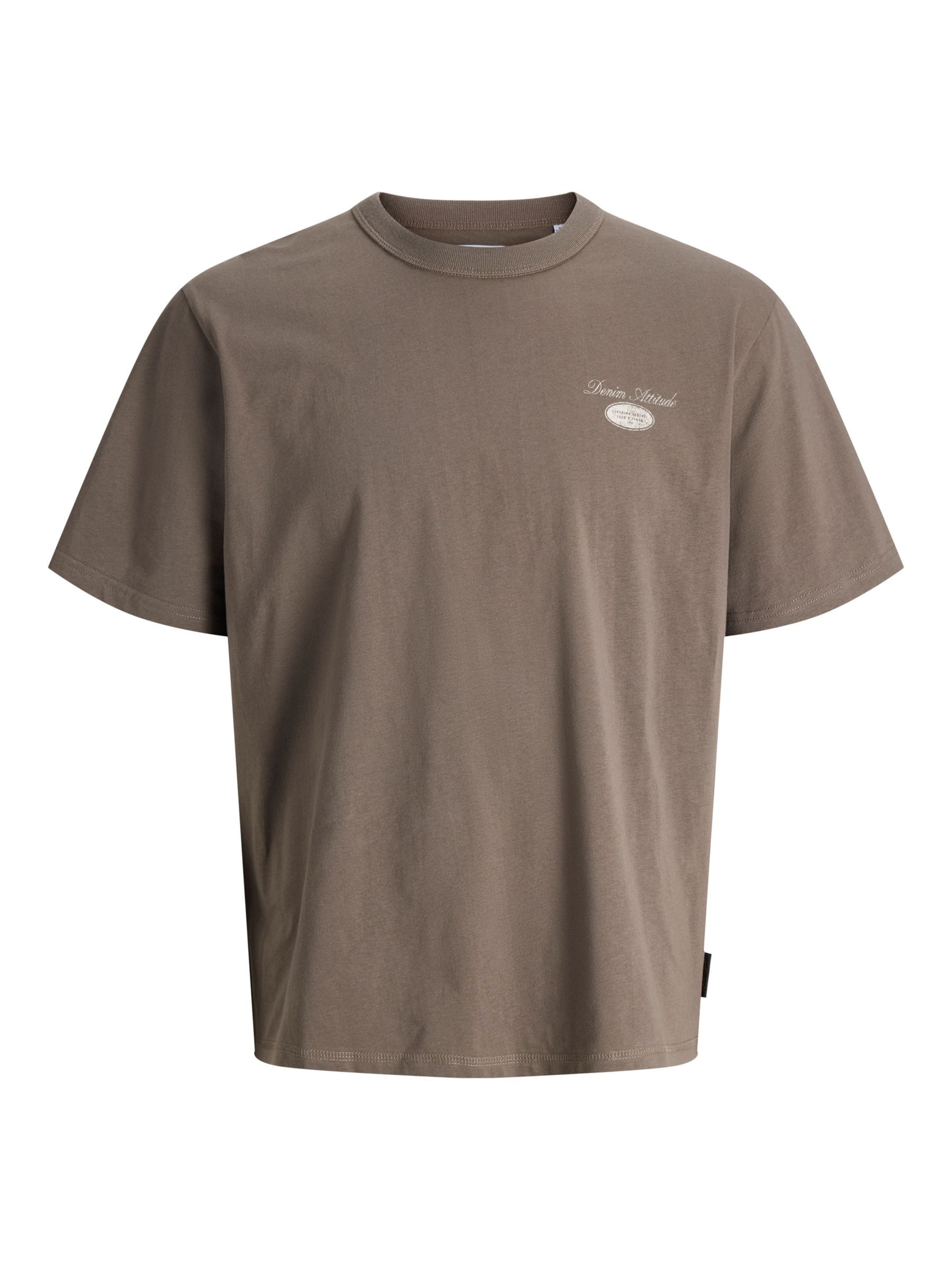 JACK & JONES - Camiseta en marrón: frente