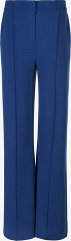 Basler Regular Pleated Pants in Blue: front