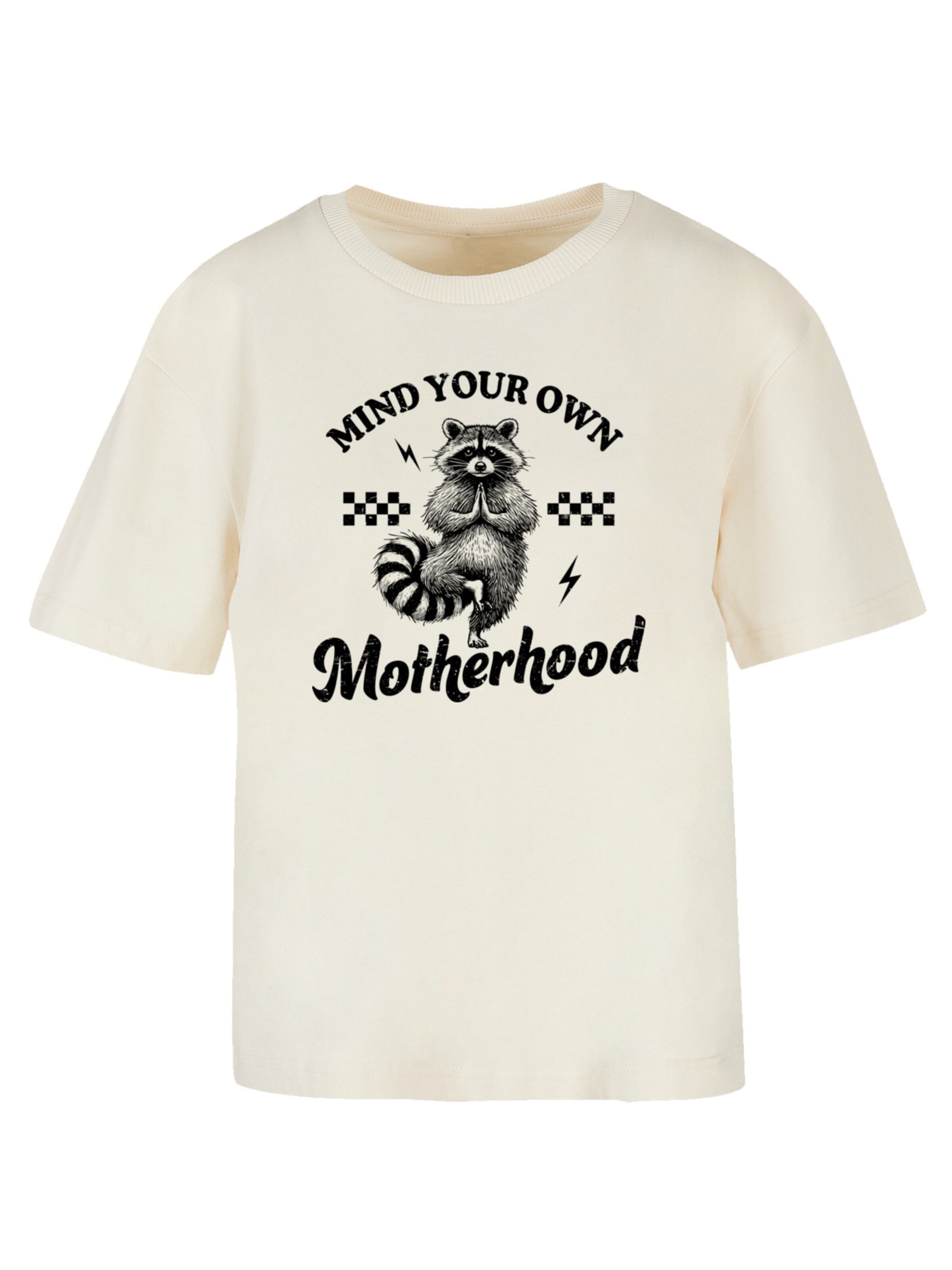 T-shirt F4NT4STIC en beige : devant