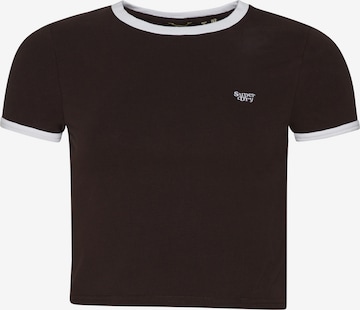 T-shirt Superdry en marron : devant