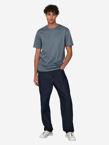 Only & Sons Shirt 'MAX' in Blue