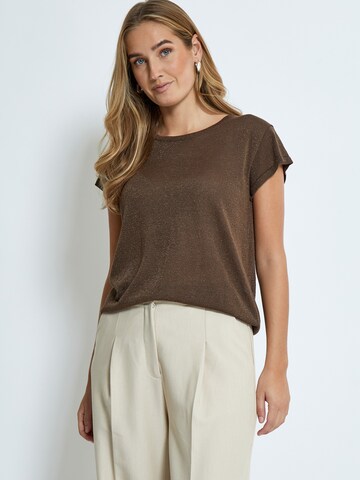 minus Shirt 'Carlina' in Bruin: voorkant