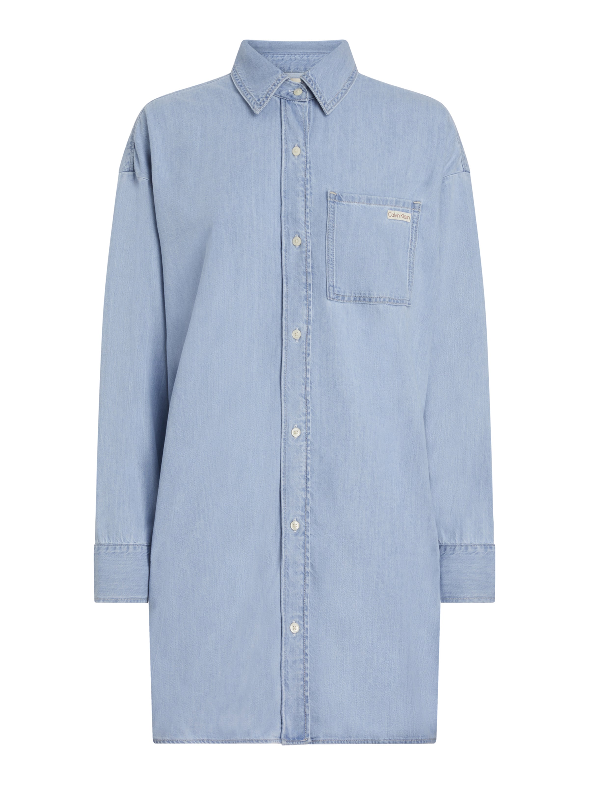 zils Calvin Klein Jeans Blūžkleita: no priekšpuses